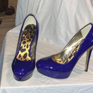 Royal Blue Patton leather shoes